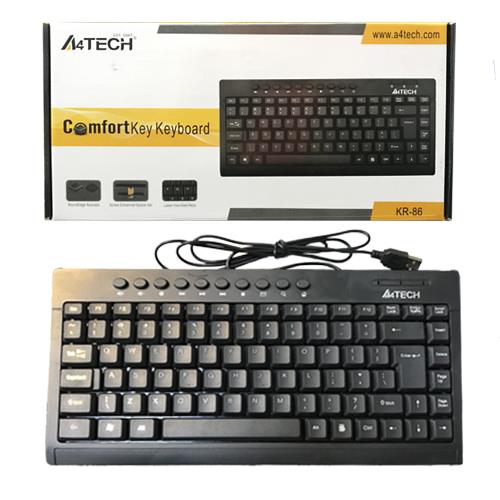 مینی کیبورد باسیم A4TECH مدل KR-86 A4tech KR-86 Keyboard